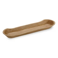 Mango Wood Oblong Decorative Bowl
