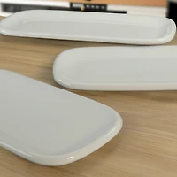Alabaster Porcelain Serving Platters