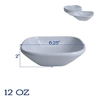 Alabaster Porcelain Cereal Bowls, Set of 4