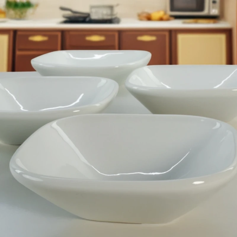 Alabaster Porcelain Cereal Bowls, Set of 4