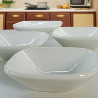 Alabaster Porcelain Cereal Bowls, Set of 4