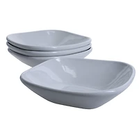 Alabaster Porcelain Dinner Bowls, Set of 4