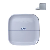 Alabaster Porcelain Dinner Plates, Set of 4