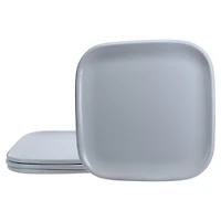 Alabaster Porcelain Dinner Plates, Set of 4