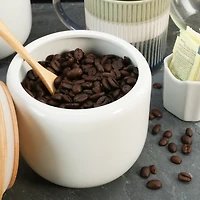 Alabaster Porcelain Canisters, Set of 3