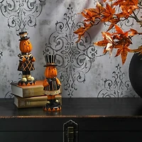Jack O Lantern Couple Figurines, Set of 2