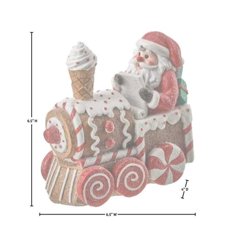 Sweet Santa Train Christmas Decoration