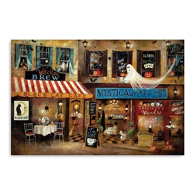Mystical Magic Shop Canvas Art Print