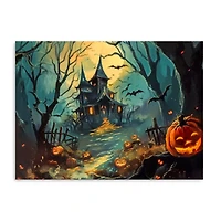 House of Dracula Canvas Art Print