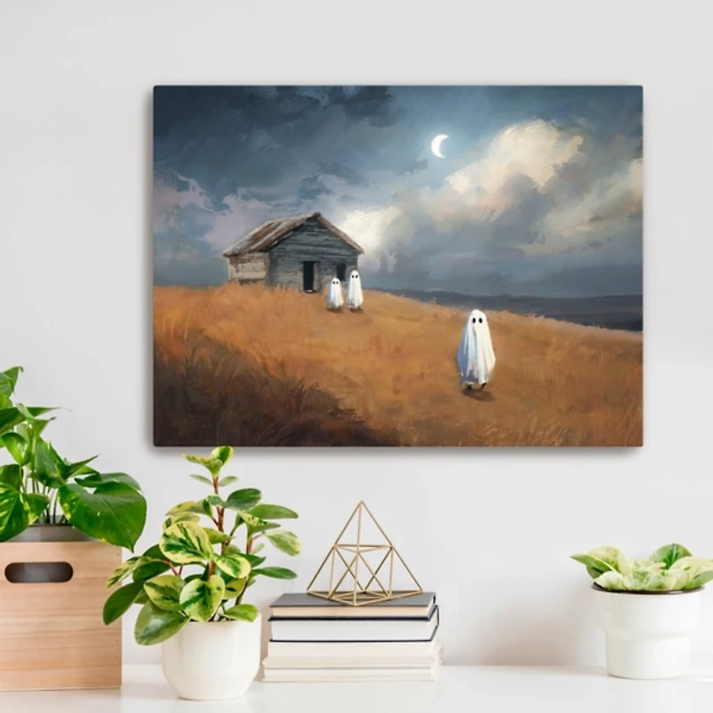 Runaway Ghost Canvas Art Print