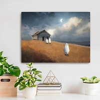 Runaway Ghost Canvas Art Print