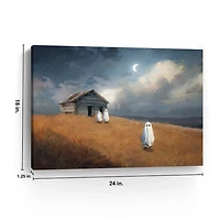 Runaway Ghost Canvas Art Print