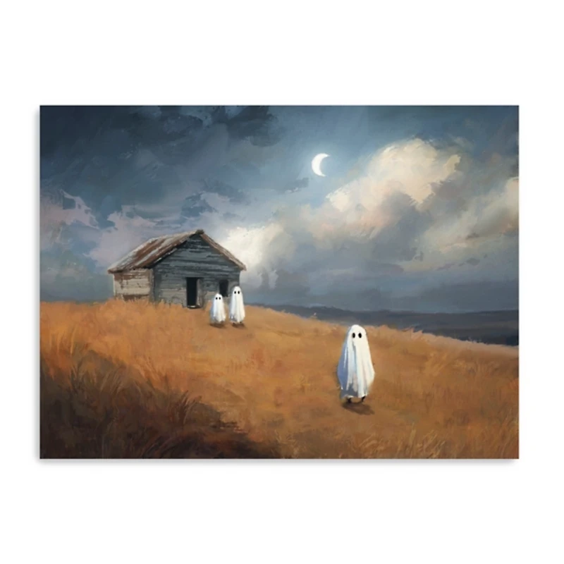 Runaway Ghost Canvas Art Print