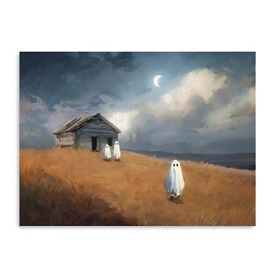 Runaway Ghost Canvas Art Print