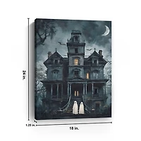 Me and My Boo Halloween Canvas Art Print