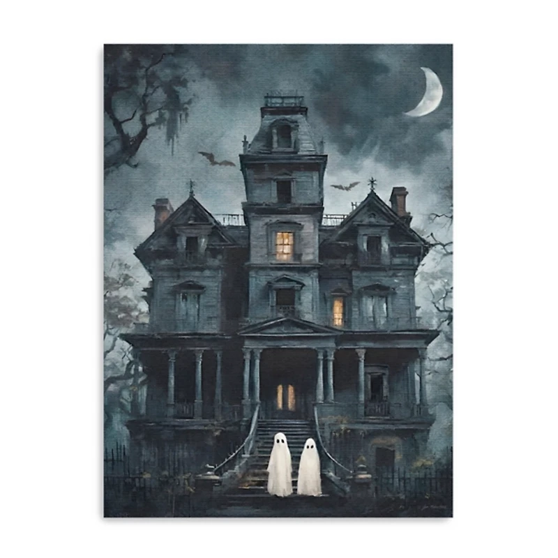 Me and My Boo Halloween Canvas Art Print
