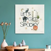 Lets Get Spooky Halloween Canvas Art Print