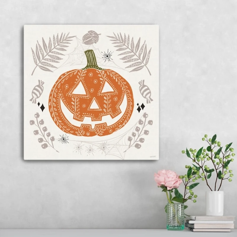 Spooky Silhouette I Halloween Canvas Art Print
