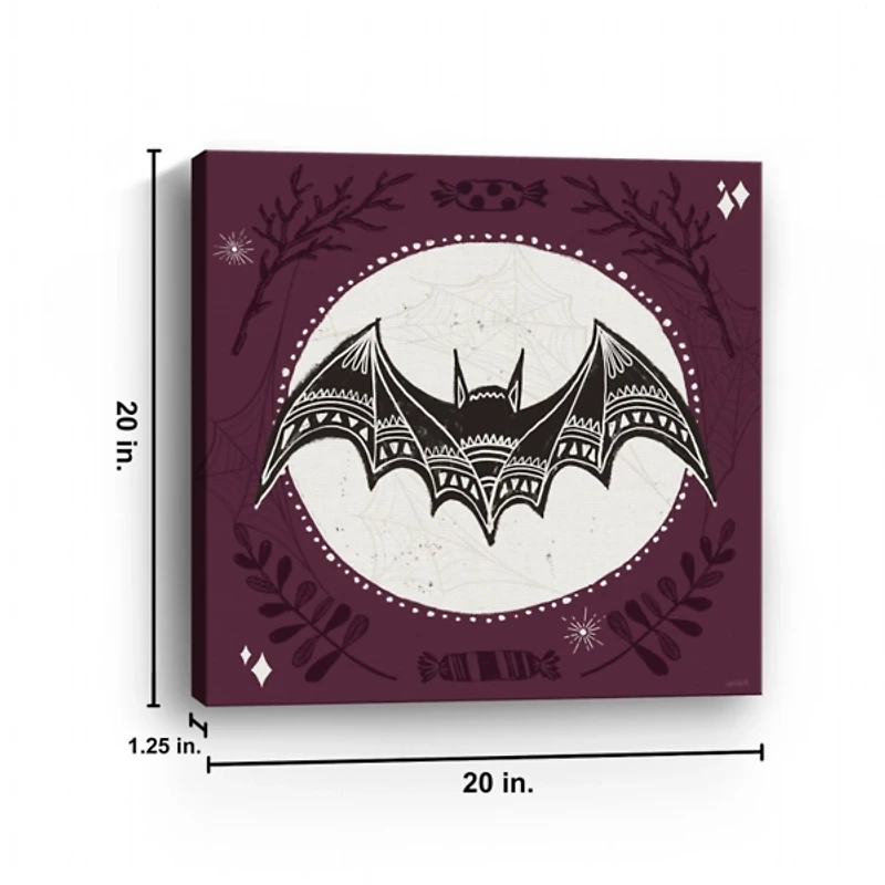 Spooky Silhouette III Halloween Canvas Art Print