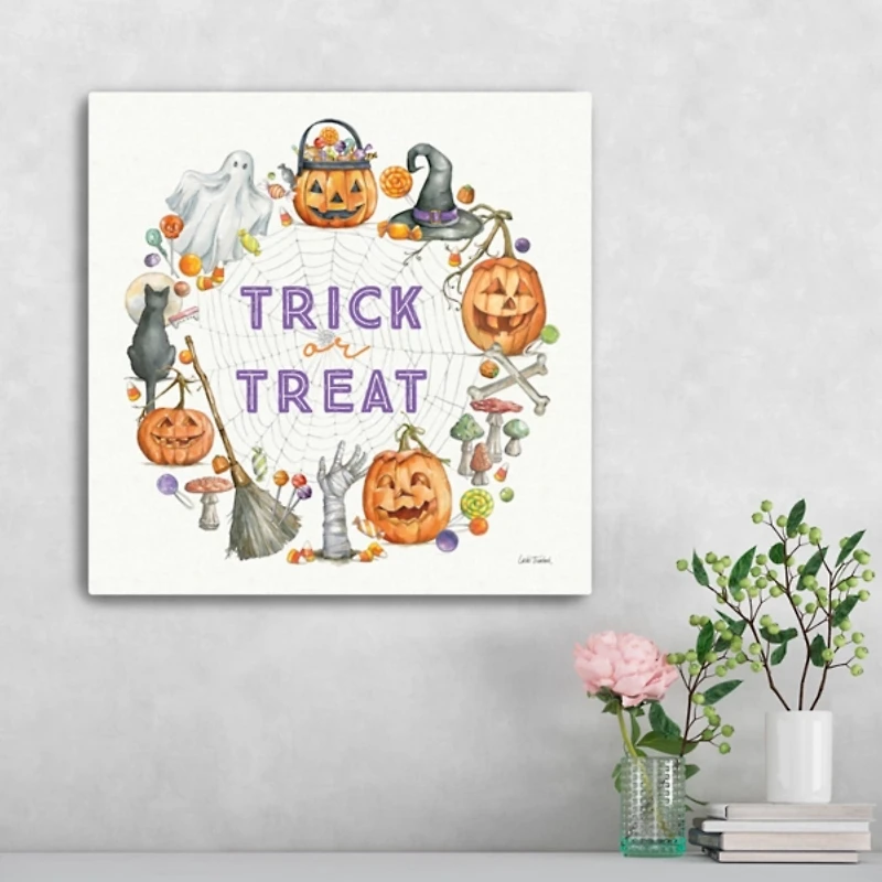 Spellbound Halloween Canvas Art Print