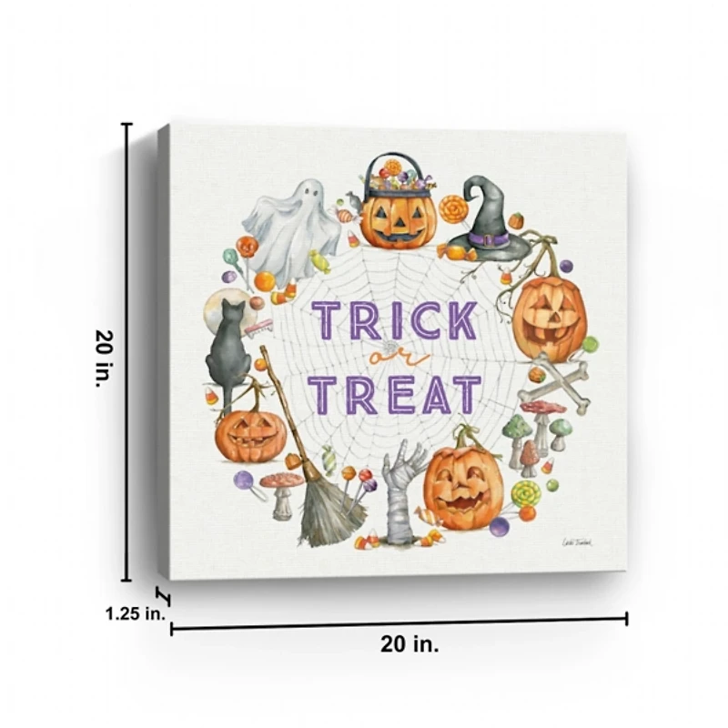 Spellbound Halloween Canvas Art Print