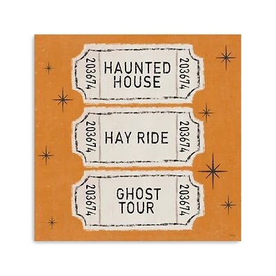 Wee Bit Wicked Halloween Canvas Art Print