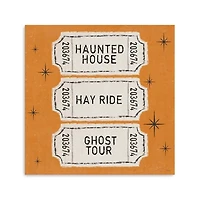 Wee Bit Wicked Halloween Canvas Art Print