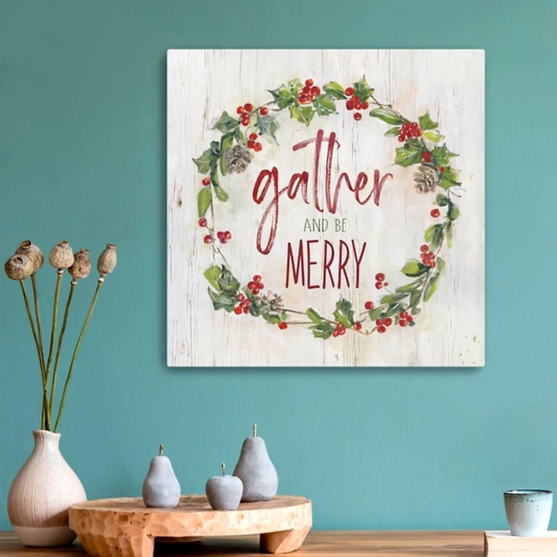 Gather and Be Merry Canvas Art Print