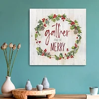 Gather and Be Merry Canvas Art Print