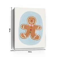 Gingerbread Christmas Canvas Art Print