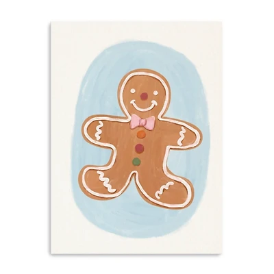 Gingerbread Christmas Canvas Art Print