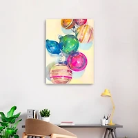 Rainbow Reflection Ornaments Canvas Print, 24x32
