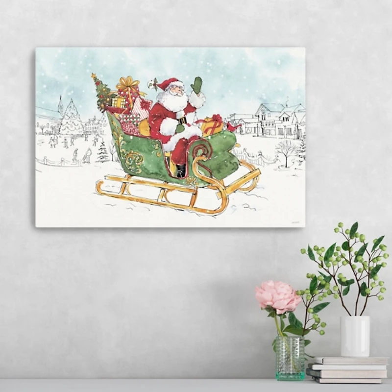 Special Delivery Village Canvas Art Print