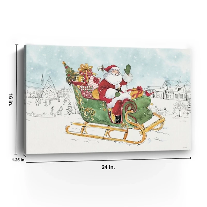 Special Delivery Village Canvas Art Print