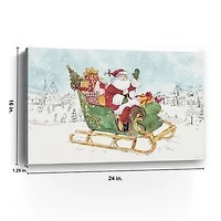 Special Delivery Village Canvas Art Print