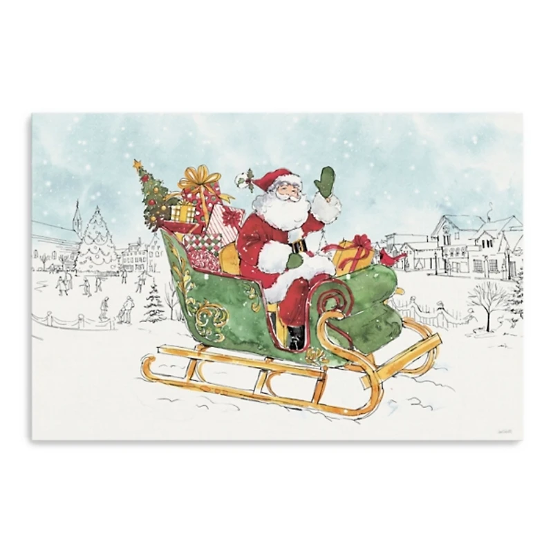 Special Delivery Village Canvas Art Print