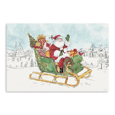 Special Delivery Village Canvas Art Print