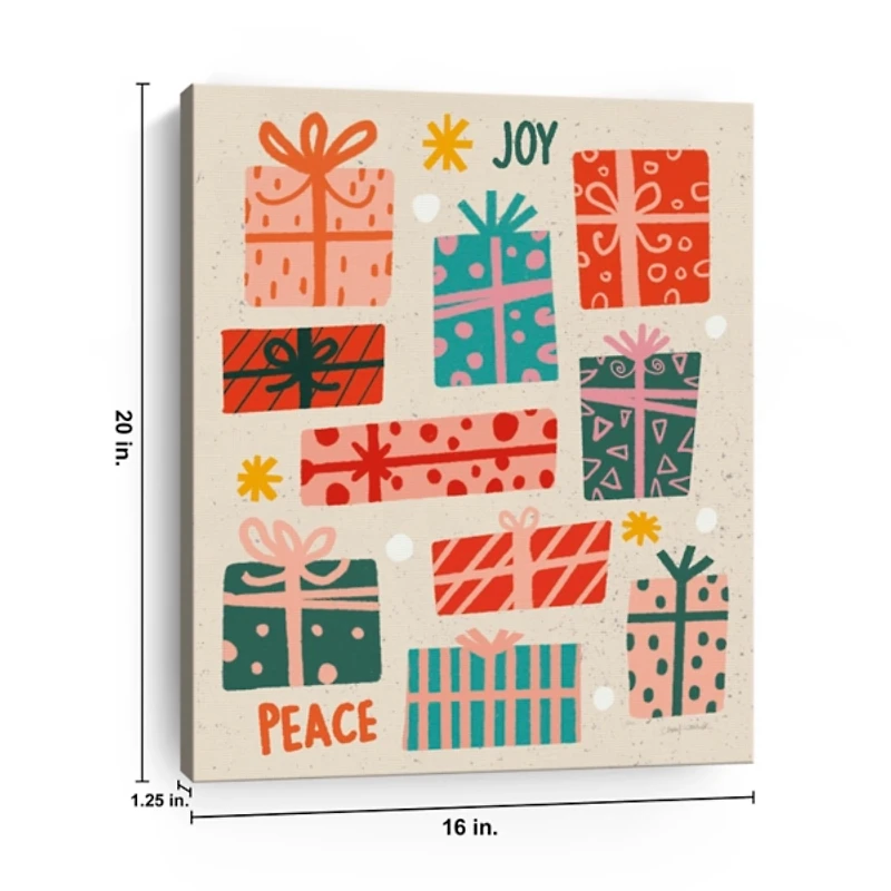 Winter Fun I Christmas Canvas Art Print