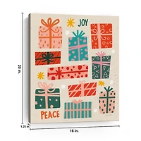 Winter Fun I Christmas Canvas Art Print