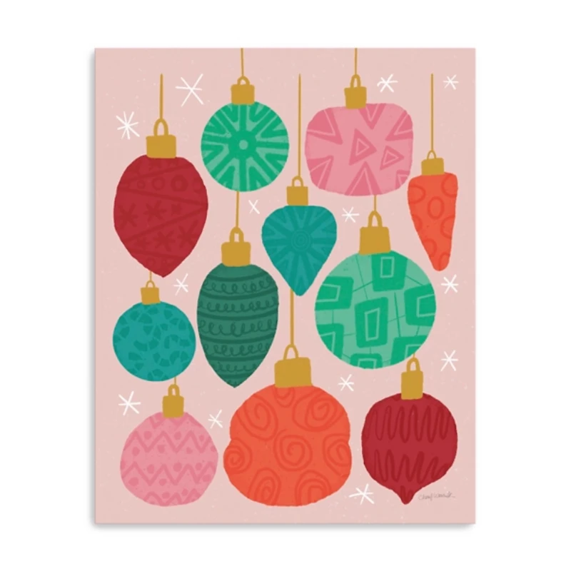 Winter Fun II Christmas Canvas Art Print