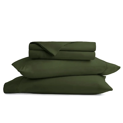 Pine Green 4-pc. Queen Sheet Set