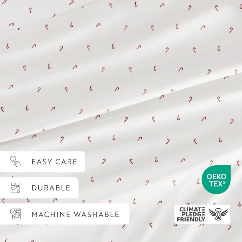 Candy Cane 4-pc. Full Sheet Set