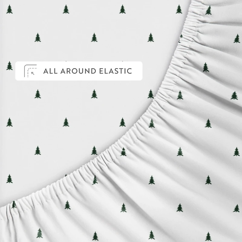 Pine Tree 4-pc. California King Sheet Set