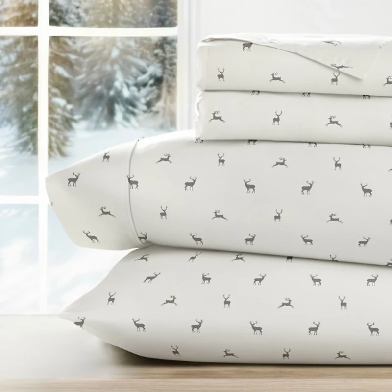 Reindeer 4-pc. Full Sheet Set