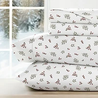 Winter Berries 3-pc. Twin Sheet Set