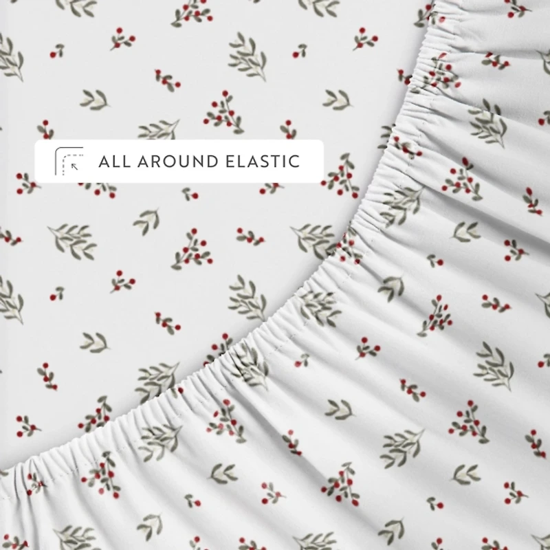 Winter Berries 3-pc. Twin Sheet Set