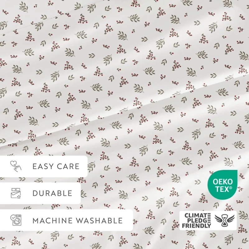 Winter Berries 3-pc. Twin Sheet Set