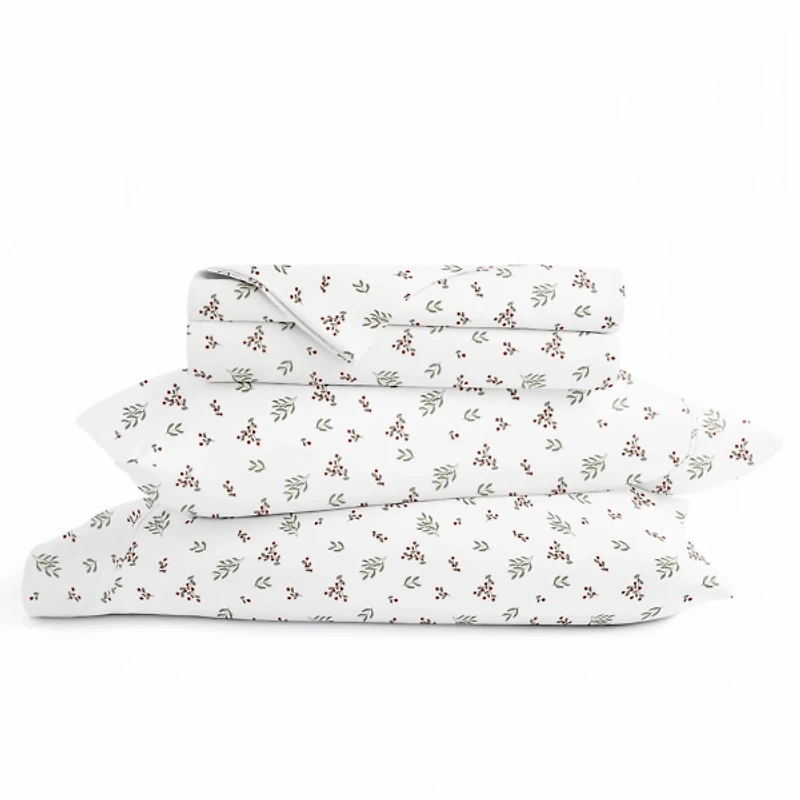Winter Berries 3-pc. Twin Sheet Set