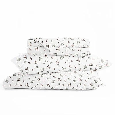Winter Berries 3-pc. Twin Sheet Set