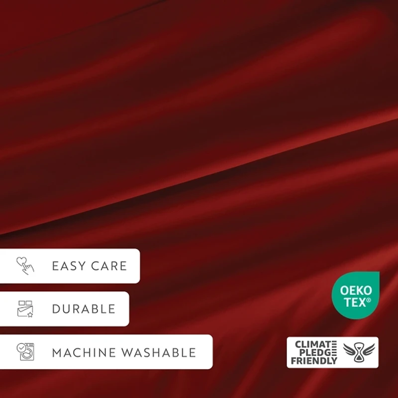 Berry Red 4-pc. Full Sheet Set